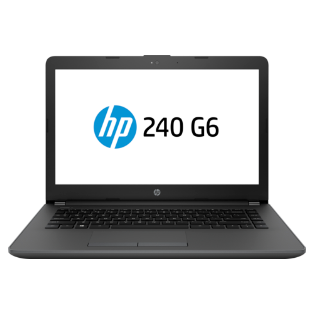 HP 240 G6 laptop in black colour