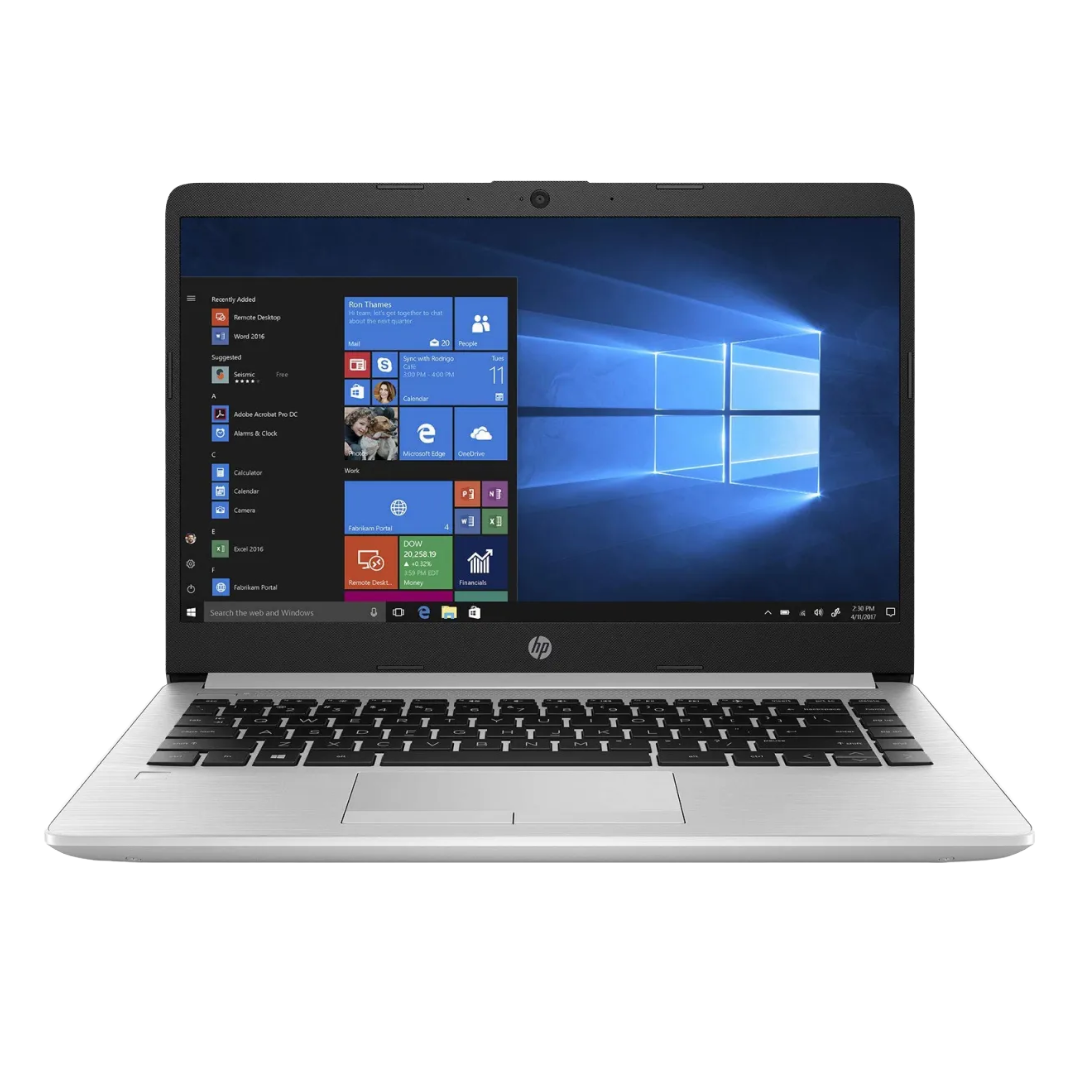 HP 348 G7 laptop in silver colour