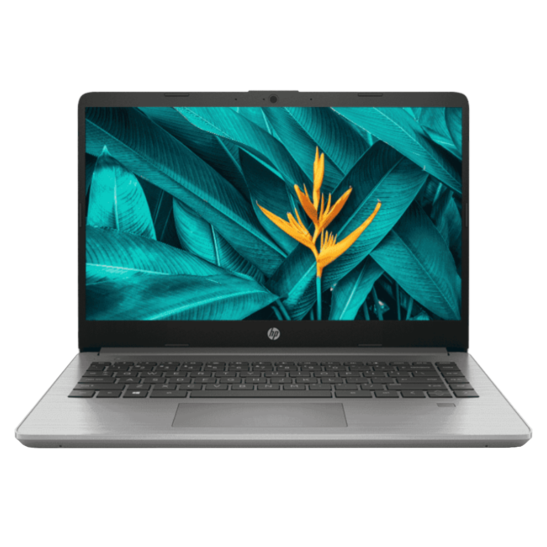 HP 340 G7 laptop with silver body