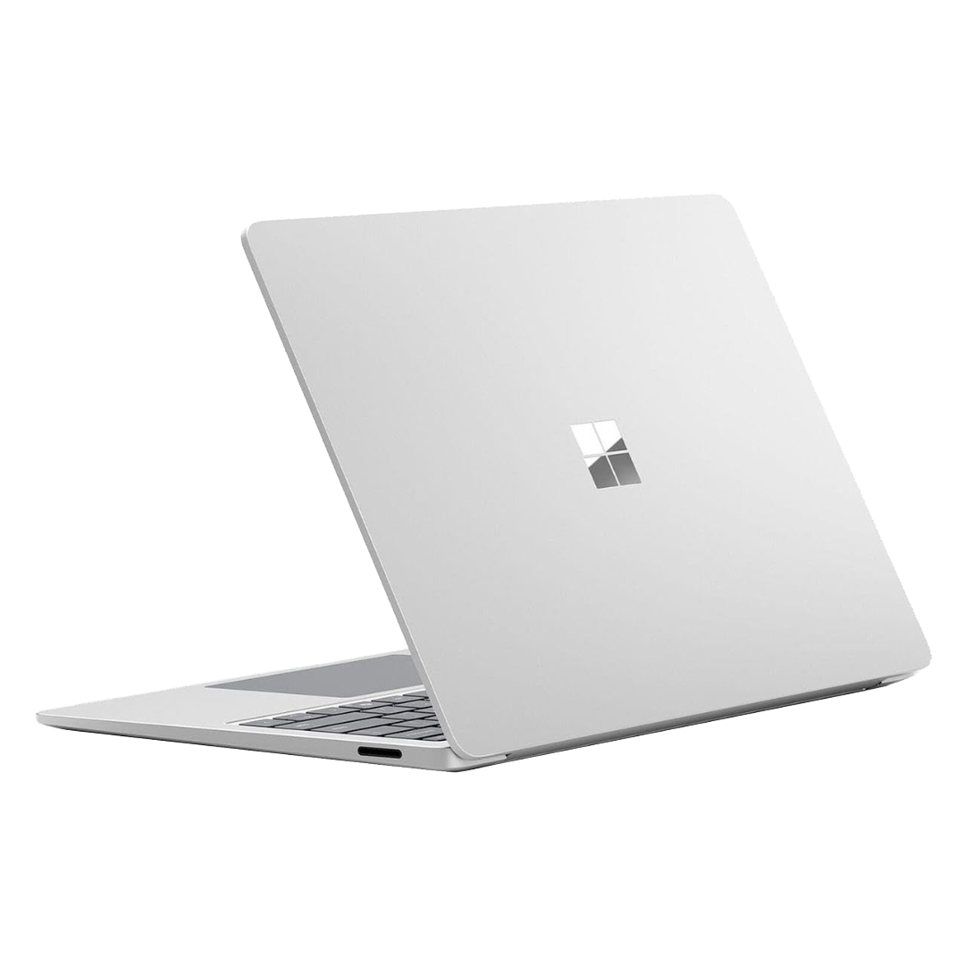 Back of Silver Surface laptop